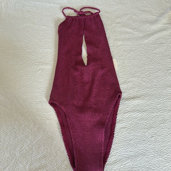 Bond-eye Bisou Keyhole One-Piece Swimsuit, Purple, OS, $198 - Picture 4 of 11